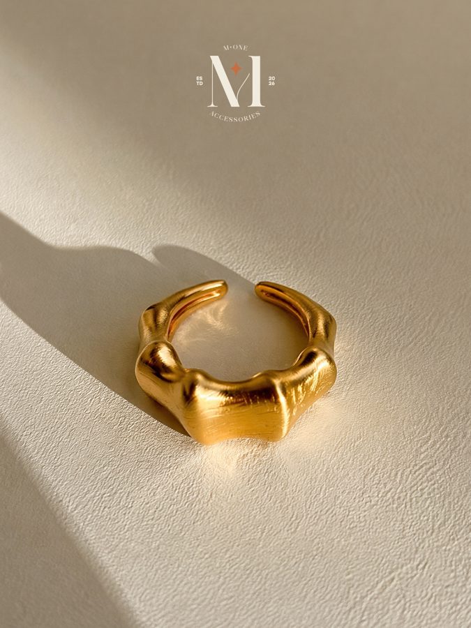 Molten Gold Open Ring