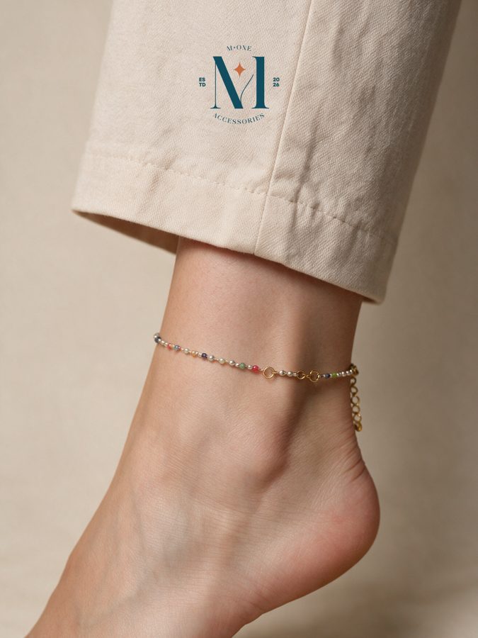 Gold Bead Anklet