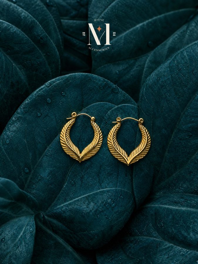 Feather Texture Hoops