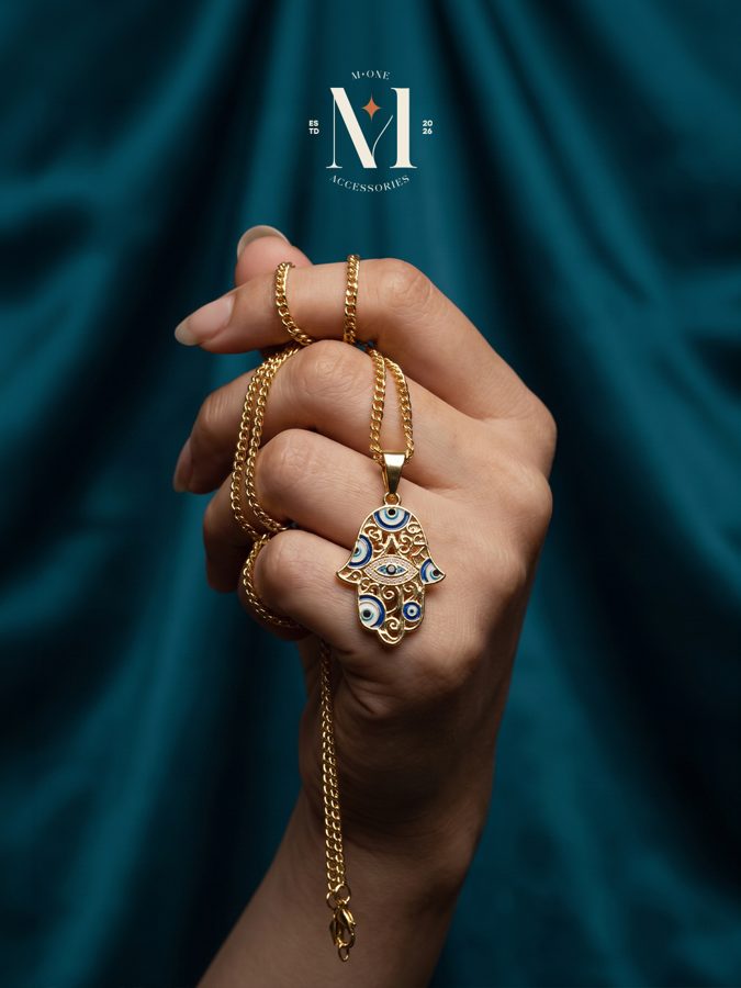 Hamsa Evil-Eye Pendant