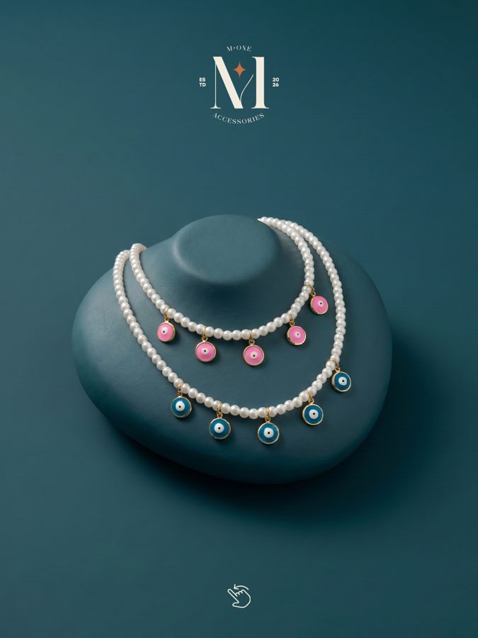 Pearl Evil-Eye Necklace