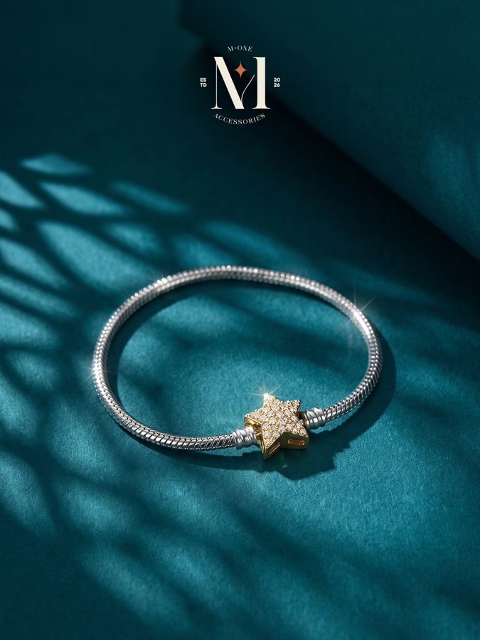 Gold Star Cable Bangle