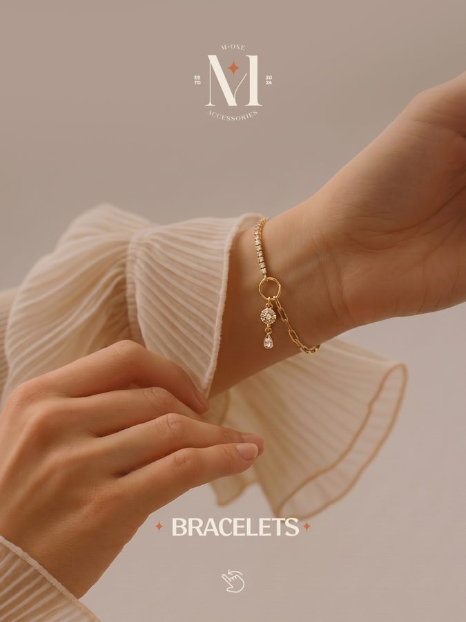 Pearl Drop Chain Bracelet