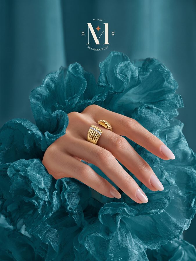Ribbed Dome Ring