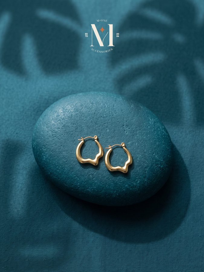 Wave Huggie Hoops