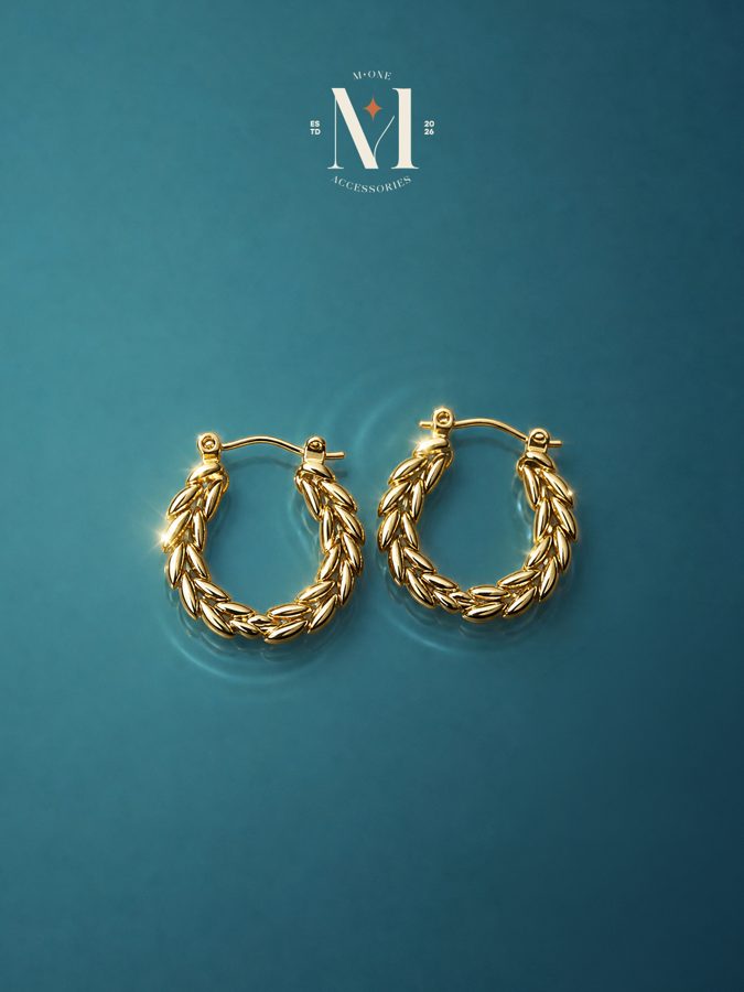 Twisted Rope Hoop Earrings