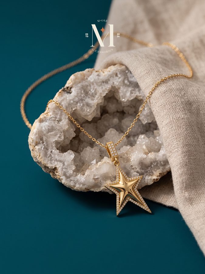 Pavé North Star Pendant