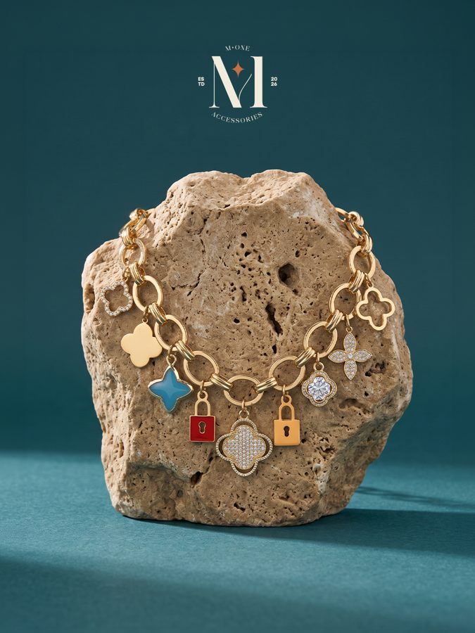 Chunky Charm Link Bracelet