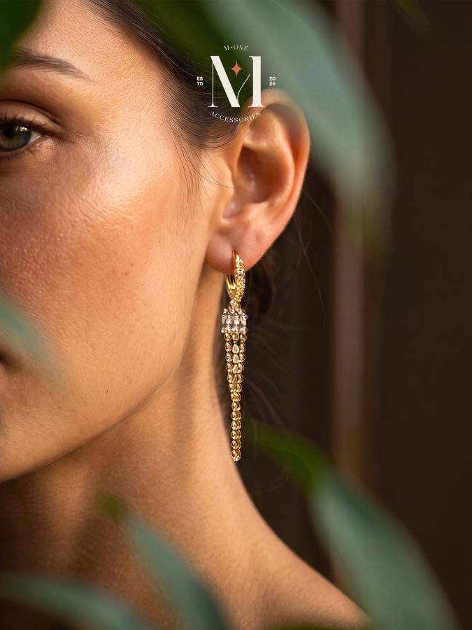 Crystal Fringe Drop Earrings